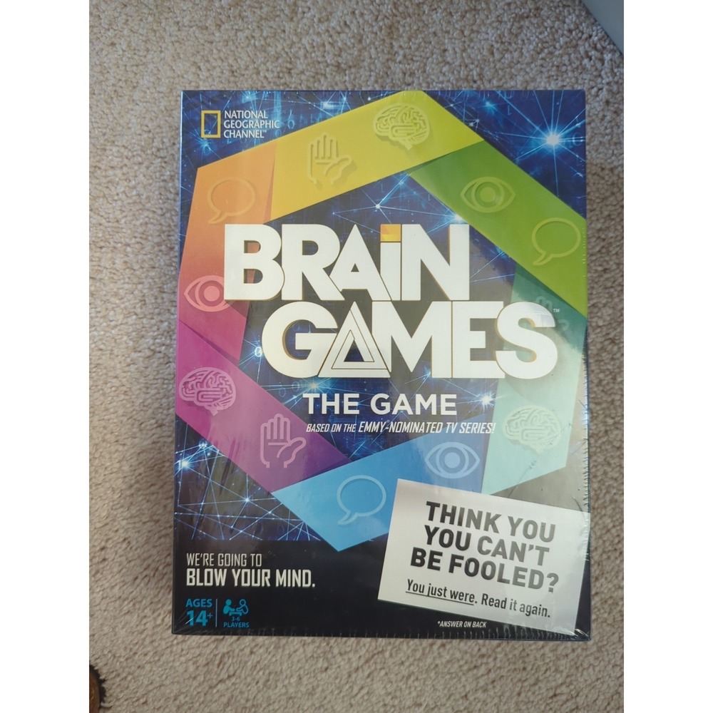 Brain Games The Game, Blow Your Mind!‎ National Geographic Channel New Sealed